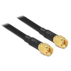 DeLOCK 88891 câble coaxial LMR195 5 m Noir