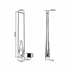 DeLOCK 88898 antenne Antenne omni-directionnelle RP-SMA 5 dBi - Vue supplémentaire 9