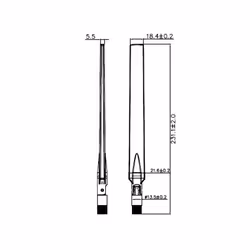 DeLOCK 88899 antenne Antenne omni-directionnelle RP-SMA 7 dBi