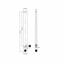 DeLOCK 88900 antenne Antenne omni-directionnelle RP-SMA 6 dBi