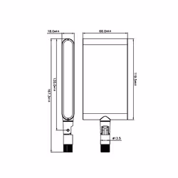 DeLOCK 88904 antenne Antenne directionnelle RP-SMA 10 dBi