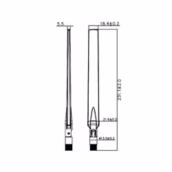 DeLOCK 88913 antenne Antenne omni-directionnelle RP-SMA 7 dBi