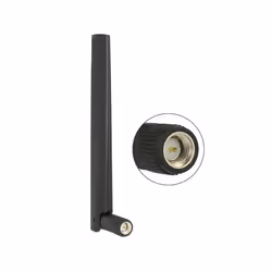 DeLOCK 88968, 4,3 dBi, IEEE 802.11b, IEEE 802.11g, IEEE 802.11n, 50 Ohm, Antenne omni-directionnelle, SMA, Polarisation verti ...