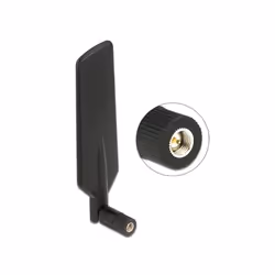 DeLOCK 88978, 3 dBi, 50 Ohm, Antenne omni-directionnelle, SMA, 3,0:1, Intérieure