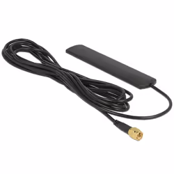 DeLOCK 88987, 3 dBi, 0.791 - 0.96 / 1.71 - 2.7 GHz, 50 Ohm, Antenne omni-directionnelle, SMA, 2,0:1