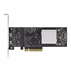 DeLOCK 89009, PCIe, USB 3.2 Gen 2 (3.1 Gen 2), Profil bas, PCIe 2.0, SATA 15 broches, 20 Gbit/s