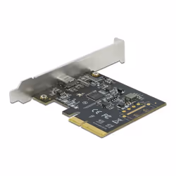 DeLOCK Carte PCI Express x4 vers 1 x externe SuperSpeed USB 20 Gbps (USB 3.2 Gen 2x2) USB Type-C™ femelle, PCIe, PCIe, USB 3. ...