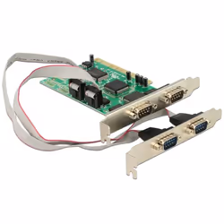 DeLOCK PCI Card 4x Serial, PCI, 1 Mbit/s, Avec fil, 98SE/ME/2000/NT4.0/XP/Vista, Linux, DOS