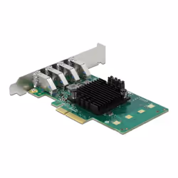 DeLOCK 89048, PCIe, USB 3.2 Gen 1 (3.1 Gen 1), Profil bas, PCIe 2.0, 5 Gbit/s, 0 - 60 °C