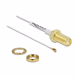 DeLOCK 89052, 0,2 m, SMA, MHF 4, Blanc