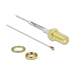 DeLOCK 89052 câble coaxial 0,2 m SMA MHF 4 Blanc