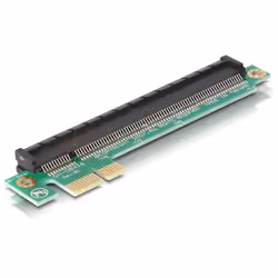 DeLOCK Riser PCIe x1 - PCIe x16, PCIe, PCIe, PC, PC, Avec fil