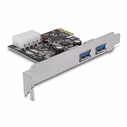 DeLOCK 89243, PCIe, USB 3.2 Gen 1 (3.1 Gen 1), Mâle, PCI 2.0, Argent, Renesas