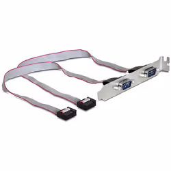 DeLOCK 89268, 0,4 m, DB-9, Mâle, Femelle