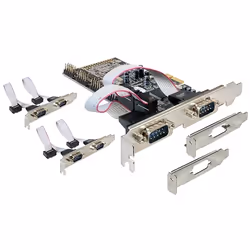 DeLOCK 89347, PCIe, Série, RS-232, Noir, 0,0002304 Gbit/s, 256 o