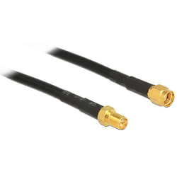 DeLOCK 3m CFD200 câble coaxial RP-SMA Noir