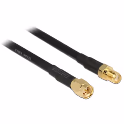 DeLOCK 89426, 7,5 m, CFD200, SMA, SMA, Noir