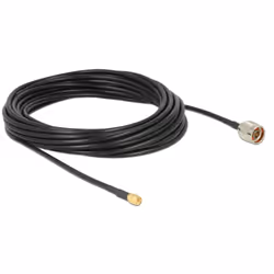 DeLOCK 89466 câble coaxial RG-58 10 m N plug SMA plug Noir
