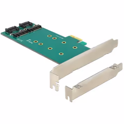 DeLOCK 2x 67-pin M.2 key B - 2x SATA 7-pin carte et adaptateur d'interfaces Interne