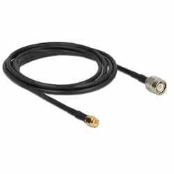 DeLOCK 89506, 2,5 m, CFD200, TNC, SMA, Noir