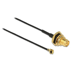 DeLOCK 89511 câble coaxial 0,2 m RP-SMA MHF/ U.FL-LP-068 Gris