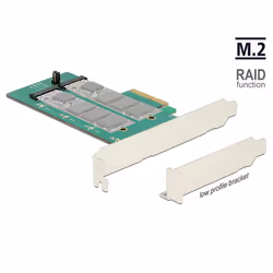 DeLOCK 89536, PCIe, M.2, 6 Gbit/s, 0, 1, Windows 10 Education, Windows 10 Education x64, Windows 10 Enterprise, Windows 10 En ...