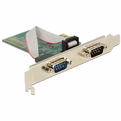 DeLOCK 89555, PCIe, Série, PCIe 2.0, RS-232, ASIX AX99100, 0,000234 Gbit/s