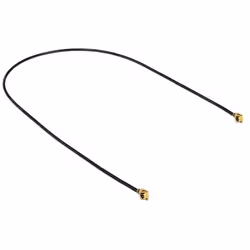 DeLOCK 89609 câble coaxial 1.13 0,3 m MHF (I-PEX) Noir, Or