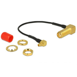 DeLOCK 89626 câble coaxial 0,1 m SMA Noir