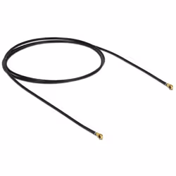 DeLOCK 89646 câble coaxial 1.13 0,5 m MHF IV/ HSC MXHP32 Noir, Or