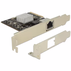 DeLOCK 89654, PCIe, RJ-45, PCIe 2.0, Tehuti TN4010, 20 Gbit/s, Windows 10, Windows 10 Education, Windows 10 Education x64, Wi ...