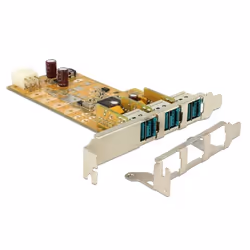 DeLOCK 89656, PCIe, USB 2.0, Chine, Pericom PI7C9X, 0,48 Gbit/s, Boîte