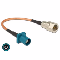 DeLOCK 89834, 0,15 m, RG-316, Multicolore, 2,6 mm, 50 Ohm, Chine