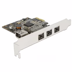 DeLOCK 89864, PCIe, IEEE 1394/Firewire, Noir, Gris, Chine, Texas Instruments, 0,8 Gbit/s