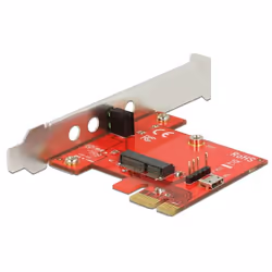 DeLOCK 89889, M.2, 1 x 67 pin M.2 key E, 1 x PCI Express x1, 1 x USB 2.0 Micro-B, 1 x USB 2.0 pin header, Taïwan, Boîte