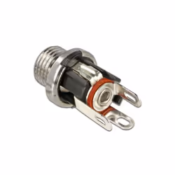 DeLOCK 89911 connecteur de fils DC Noir, Nickel