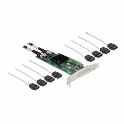 DeLOCK 90061, PCIe, SATA, PCIe 2.0, Noir, Chine, 1 pièce(s)