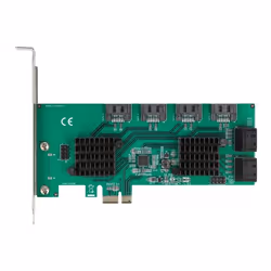 DeLOCK Carte 8 ports SATA PCI Express x1 - Facteur de forme à profil bas - Vue supplémentaire 4