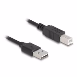 DeLOCK 90130 câble USB USB 2.0 0,8 m USB A Noir
