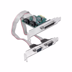 DeLOCK 90413, PCIe, Parallèle, RS-232, PCIe 1.1, RS-232, Chine, 0,0004608 Gbit/s