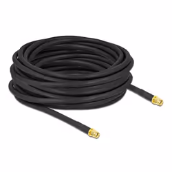 DeLOCK 90456, 10 m, LMR300, RP-SMA, RP-SMA, Noir