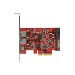 DeLOCK 90492 carte et adaptateur d'interfaces Interne USB 3.2 Gen 1 (3.1 Gen 1), USB 3.2 Gen 2 (3.1 Gen 2)