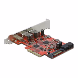 DeLOCK 90492 carte et adaptateur d'interfaces Interne USB 3.2 Gen 1 (3.1 Gen 1), USB 3.2 Gen 2 (3.1 Gen 2)