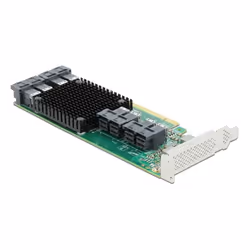 DeLOCK 90504, PCIe, Mini-SAS, Profil bas, PCIe 3.0, Passif, 32 Gbit/s