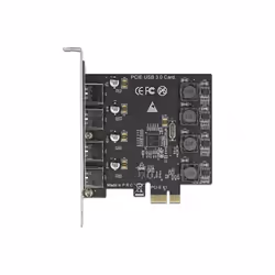 DeLOCK 90509, PCIe, USB 3.2 Gen 1 (3.1 Gen 1), PCIe 2.0, Chine, 5 Gbit/s, 0 - 40 °C