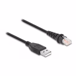 DeLOCK 90598, Câble USB, Noir, USB A, RJ-45, Droit, Droit