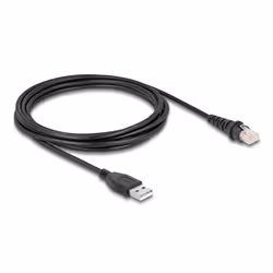 DeLOCK 90612 câble de réseau Noir 3 m F/UTP (FTP)