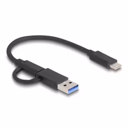 DeLOCK 91013 lecteur de carte mémoire USB 3.2 Gen 2 (3.1 Gen 2) Type-C Gris