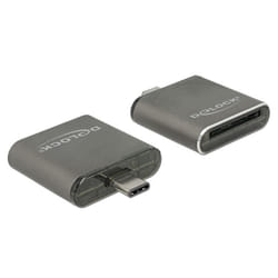 DeLOCK 91498 lecteur de carte mémoire USB 3.2 Gen 1 (3.1 Gen 1) Type-C Noir
