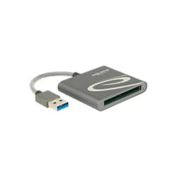 DeLOCK 91525 lecteur de carte mémoire USB 3.2 Gen 1 (3.1 Gen 1) Gris